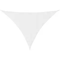 OEM Parasol triangular para protección de techos, dimensiones 3x4x4 metros, fabricado con tejido Oxford impermeable, con protección UV, color blanco