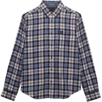 Superdry para hombre. M4011047A Camisa Lumberjack de cuadros azul y rojo (XL), Casual, Algodón, Manga larga, outlet 2026.