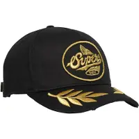 Superdry para mujer. Y9010201A Gorra Trucker Laurel negro (OSFA), Casual, Algodón, outlet 2026.