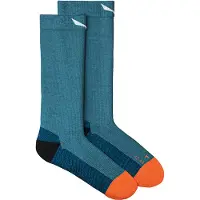 Salewa - MTN TRN All Mountain Crew Sock - Calcetines de trekking size 45-47, turquesa/azul