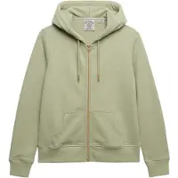 Superdry para mujer. W2012672A Sudadera Essential Logo verde (XXL), Casual, Algodón, outlet 2026.