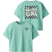 Name it Camiseta 'NKFTARA' menta / lila / negro / blanco
