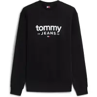 Tommy Hilfiger Sudadera negro / blanco