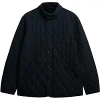 Superdry para hombre. M5012225A Chaqueta Quilted Estate gris (XXL), Casual, Poliéster, outlet 2026.