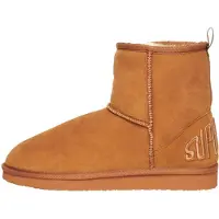 Superdry para mujer. WF210078A Botines de ante y sherpa marrón (40/41), Plano, Ninguno, Casual, outlet 2026.