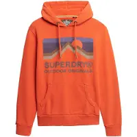 Superdry para hombre. M2014240A Sudadera Great Outdoors Relaxed Hood naranja (XL), Casual, Algodón, Manga larga, outlet 2026.