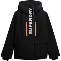 Superdry para mujer. WS110181A Chaqueta Ultimate Freestyle Ski negro (S), Casual, Deportivo, Poliéster, Nieve, outlet 2026.