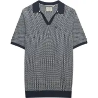 Superdry para hombre. M1110459A Polo Johnny Knitted marino (M), Casual, Algodón, Manga corta, outlet 2026.