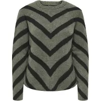 ONLY Jersey 'ONLEliza' verde moteado / negro