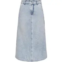 ONLY Falda 'Mindy' azul denim