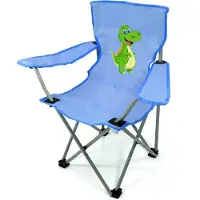 Basic Nature - Travelchair Kids - Silla de camping size 65 x 57 x 30 cm, azul