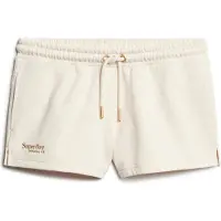 Superdry para mujer. W7110427A Pantalón Corto con logotipo Essential beige (XL), Casual, Algodón, outlet 2026.