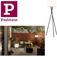 Paulmann - Lámpara exterior portátil, tipo trípode, IP44, 3000K, 180 lúmenes, 5V, recargable por USB, con regulador de intensidad