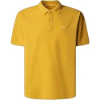 Pepe Jeans para hombre. PM5400087 Polo Oscar mostaza (XS), Casual, Algodón, Manga corta, outlet 2026.