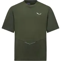 Salewa - Pedroc Dry Hyb T-Shirt - Camiseta funcional size 46, oliva