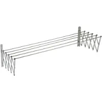 Sauvic Tendedero Extensible De Acero Inoxidable 120 Cm