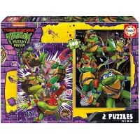 Educa Puzzle Tortugas Ninja 2x500 Piezas