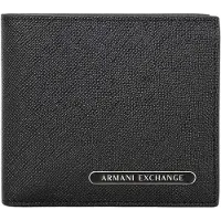 Armani Exchange para hombre. XM000167AF12702UC001 Cartera de piel negro (OSFA), Casual, outlet 2026.