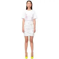 Marcell von Berlin Women‘s Denim Skirt With Front Zippers Ladies With Font Prin Talla: 36 | Mini Faldas Outlet | Mujer | Azul