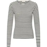 Kaffe Camiseta 'KALiddy' negro / blanco