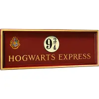 Noble Collection Réplica De La Placa De La Plataforma 9 3/4 Harry Potter