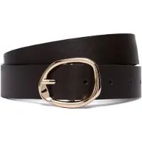 Tommy Hilfiger Cinturón 'Sculpted Buckle' marrón
