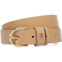 Tommy Hilfiger Cinturón 'TH Monogram' marrón claro