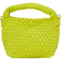 Faina Bolso de mano verde neón
