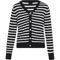 Dreimaster Cárdigan 'Classic Look' navy / arándano / offwhite