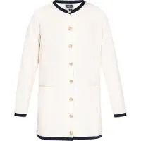 Dreimaster Maritim Cárdigan marino / offwhite
