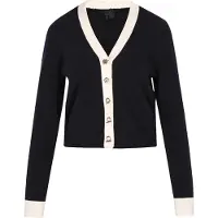 Dreimaster Klassik Cárdigan 'Classic Look' navy / blanco lana