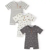 MINOTI Pijama entero/body crema / pueblo / antracita / negro