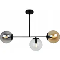 Light11 HOME Lámpara colgante moderna con esferas de vidrio, lámpara de techo LED