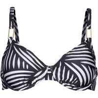 LASCANA Top de bikini antracita