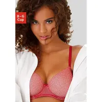 LASCANA Sujetador 'Invisible Pink' rojo