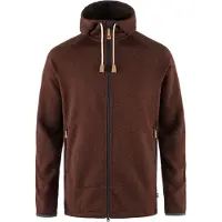 Fjällräven - Övik Fleece Hoodie M Autumn Leaf - Talla M - Marrón