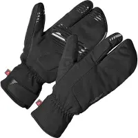 Gripgrab - Nordic 2 Windproof Deep Winter Lobster Gloves - Guantes size XS - 7, negro