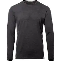 Aclima - Lightwool 180 Crewneck - Camiseta de merino size L, gris/negro