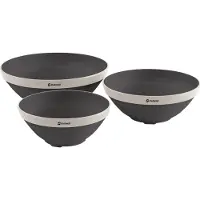 Outwell - Collaps Bowl Set - Bol size 3,5 l / 2 l / 1,5 l, azul/gris