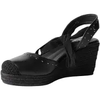 KOROSHI Zapatos destalonado negro