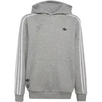 Adidas Originals Sudadera 'GRAPHIC LOOSE' gris moteado / verde claro / negro / blanco