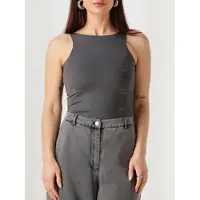Coster Copenhagen Top ' CC Heart ' antracita