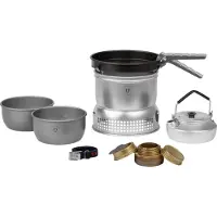 Trangia - 27-0 Spiritus Sturmkocher mit Wasserkocher - Hornillos de alcohol size 860 g