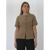 TeeShoppen Blazer ' Isolde ' marrón claro