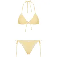 LASCANA Bikini amarillo claro / blanco