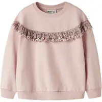 Name it Sudadera 'NMFKATRYN' verde / albaricique / rosa / rosa