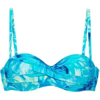 s.Oliver Top de bikini turquesa / azul claro / azul oscuro / amarillo