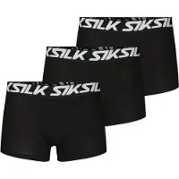 SikSilk Calzoncillo boxer negro / blanco