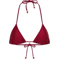 LASCANA Top de bikini rojo oscuro