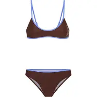 LASCANA Bikini azul claro / marrón oscuro